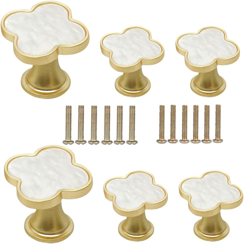 Knob Handles, Door Knobs, Pull Handles, Drawer Handles -Pack of 6 pcs Knob Handles, Door Knobs, Pull Handles, Drawer Handles -Pack of 6 pcs